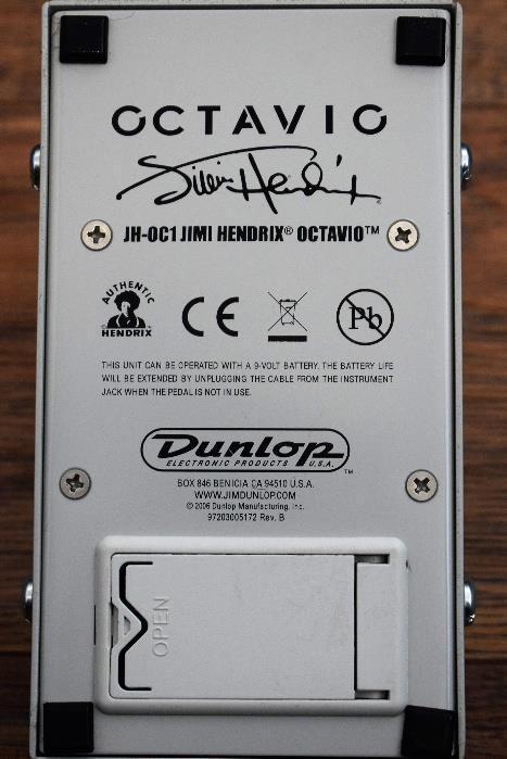 Dunlop JH-OC1 Jimi Hendrix Octavio Octave Fuzz Guitar Effect Pedal