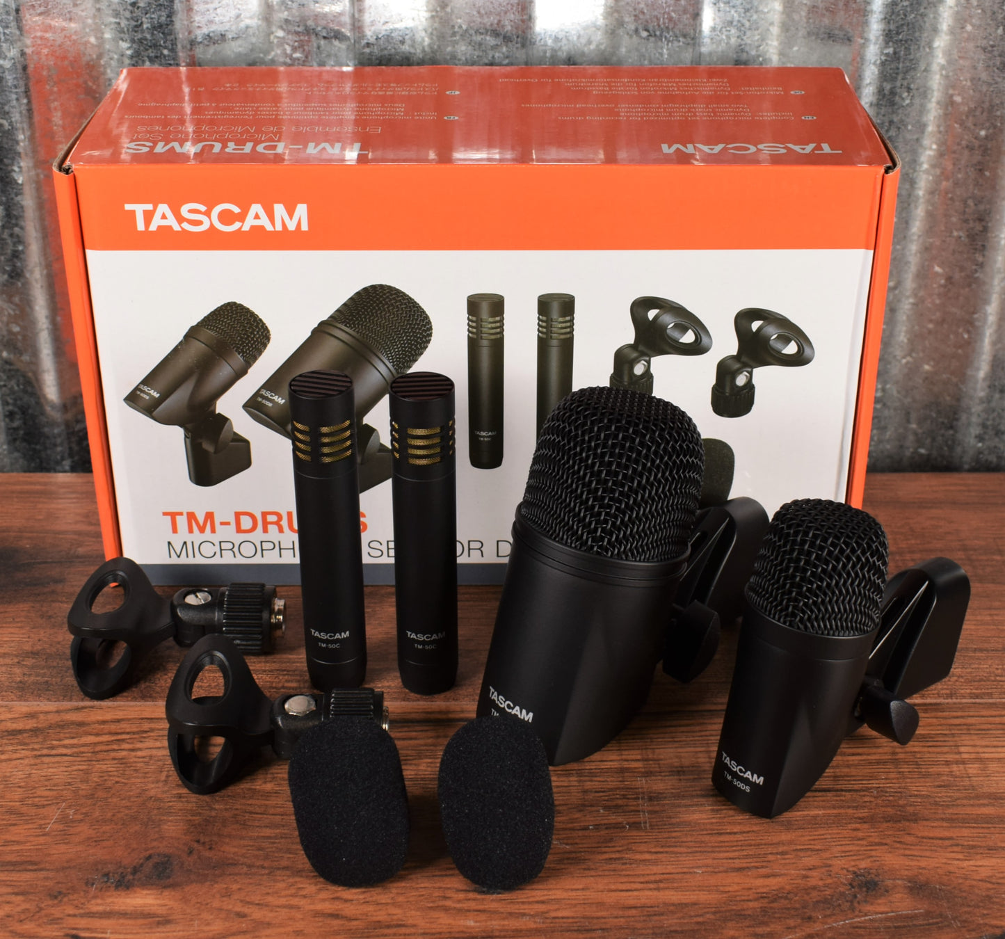 Tascam TM-Drums 4 Drum Microphone Kit TM-50DB TM-50DS TM-50C