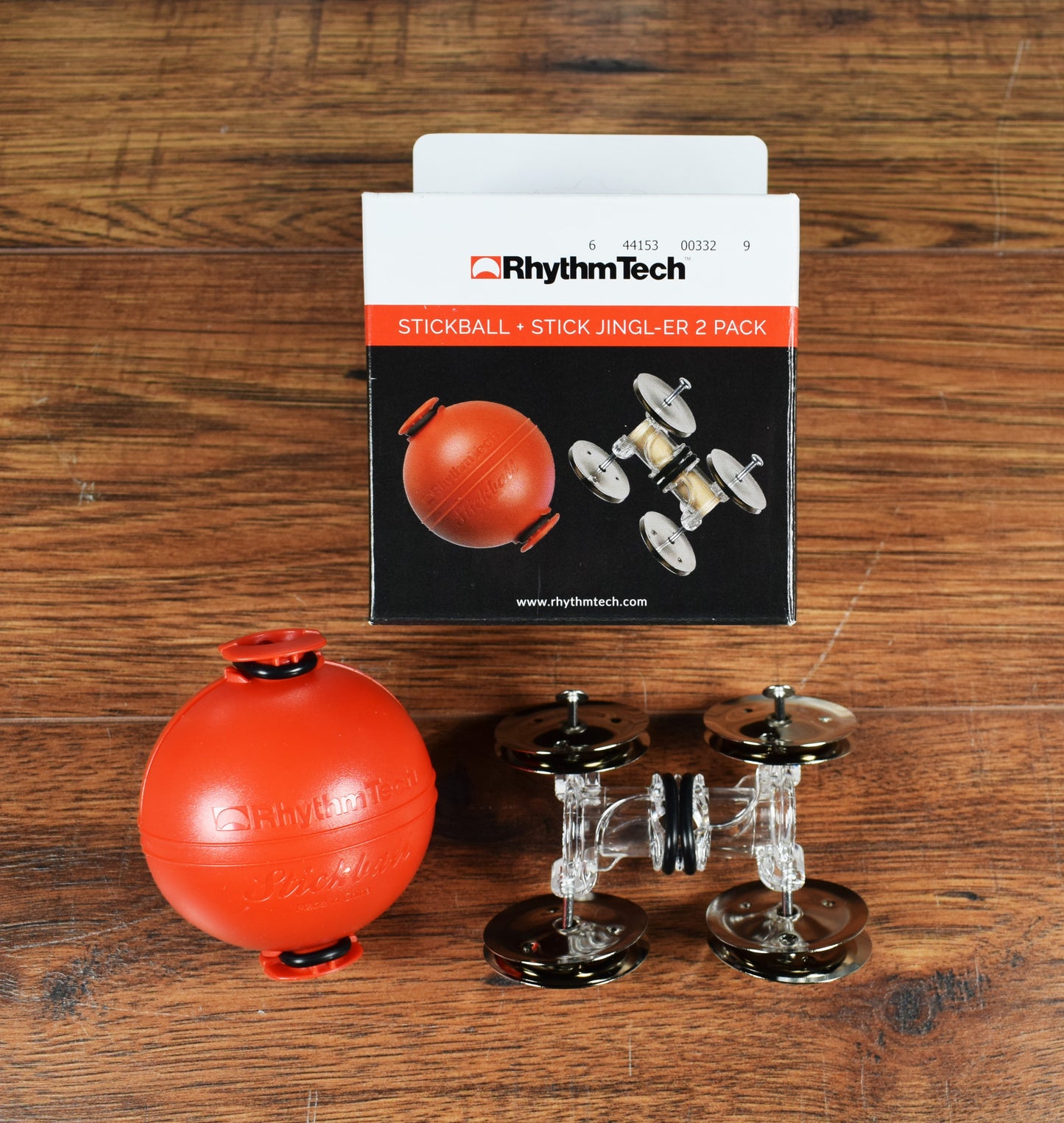 Rhythm Tech RTSMP2 Stickball & Stick Jingler Drum Stick Shaker Effects Bundle Pack