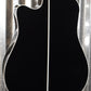 Takamine EF381SC-12 String Black Acoustic Electric Guitar & Case #0218