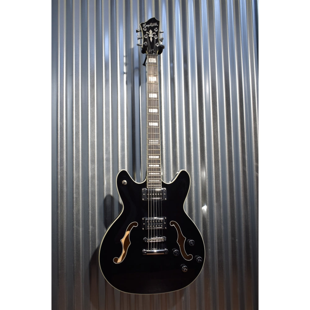 Hagstrom Viking Deluxe Baritone VIKBARI-BLK Guitar Gloss Black #0147