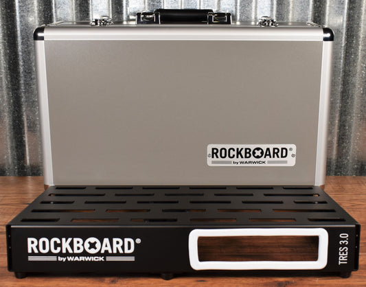 Warwick Rockboard Tres 3.0 C Guitar Effect Pedalboard & Flight Case
