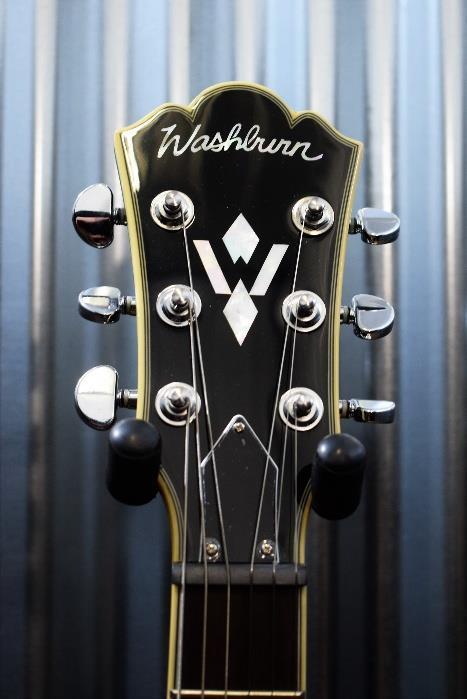 Washburn WIDLXSPLTD Spalted Maple Original Idol Guitar Trans Brown & Bag #176
