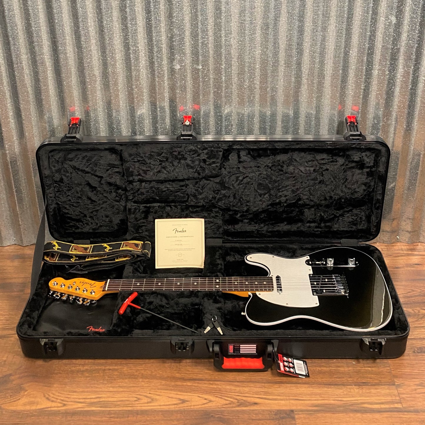 Fender USA 2021 American Ultra Telecaster Texas Tea Guitar & Case #7488 Used