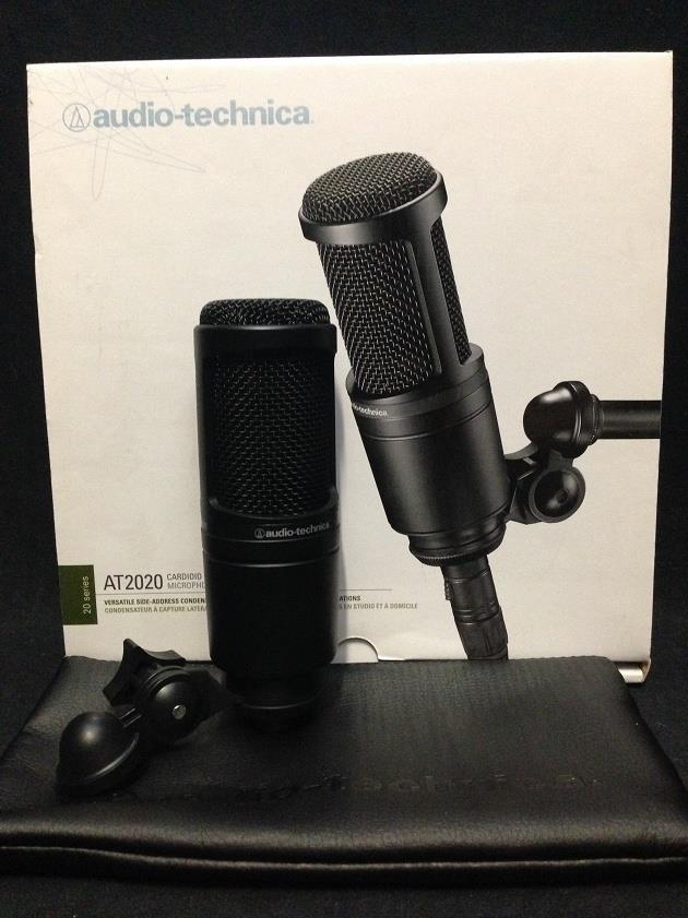 Audio-Technica AT2020 Large Diaphragm Condenser Microphone Open Box