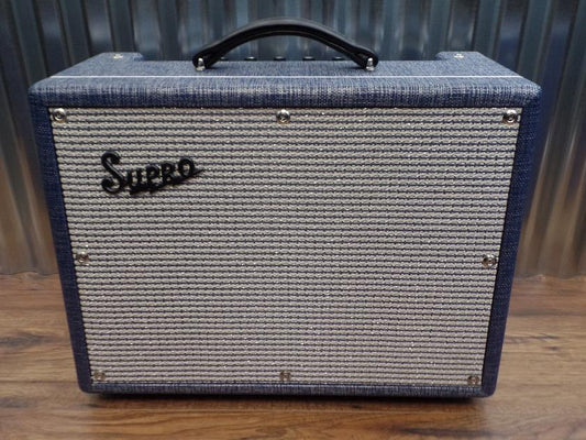 Supro USA 1622RT Tremo-Verb All Tube 25 Watt 1x10 Combo Amplifier #0768