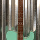 G&L Guitars USA Fullerton Custom ASAT Deluxe HH RMC Surf Green Guitar & Case #3251