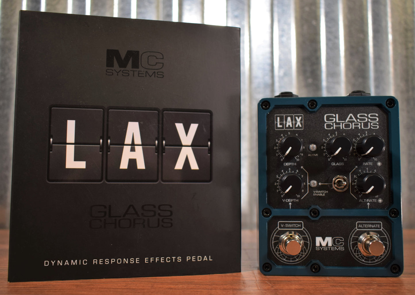 MC Systems Apollo LAX Glass Chorus Guitar Effect Pedal Used