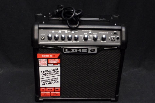 Line 6 Spider IV 15 Watt 1x8 Combo Electric Guitar Amplifier #0002*