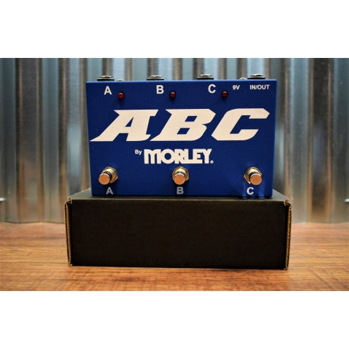 Morley ABC Guitar or Amp 3 Way Selector Combiner Switcher Effect Pedal