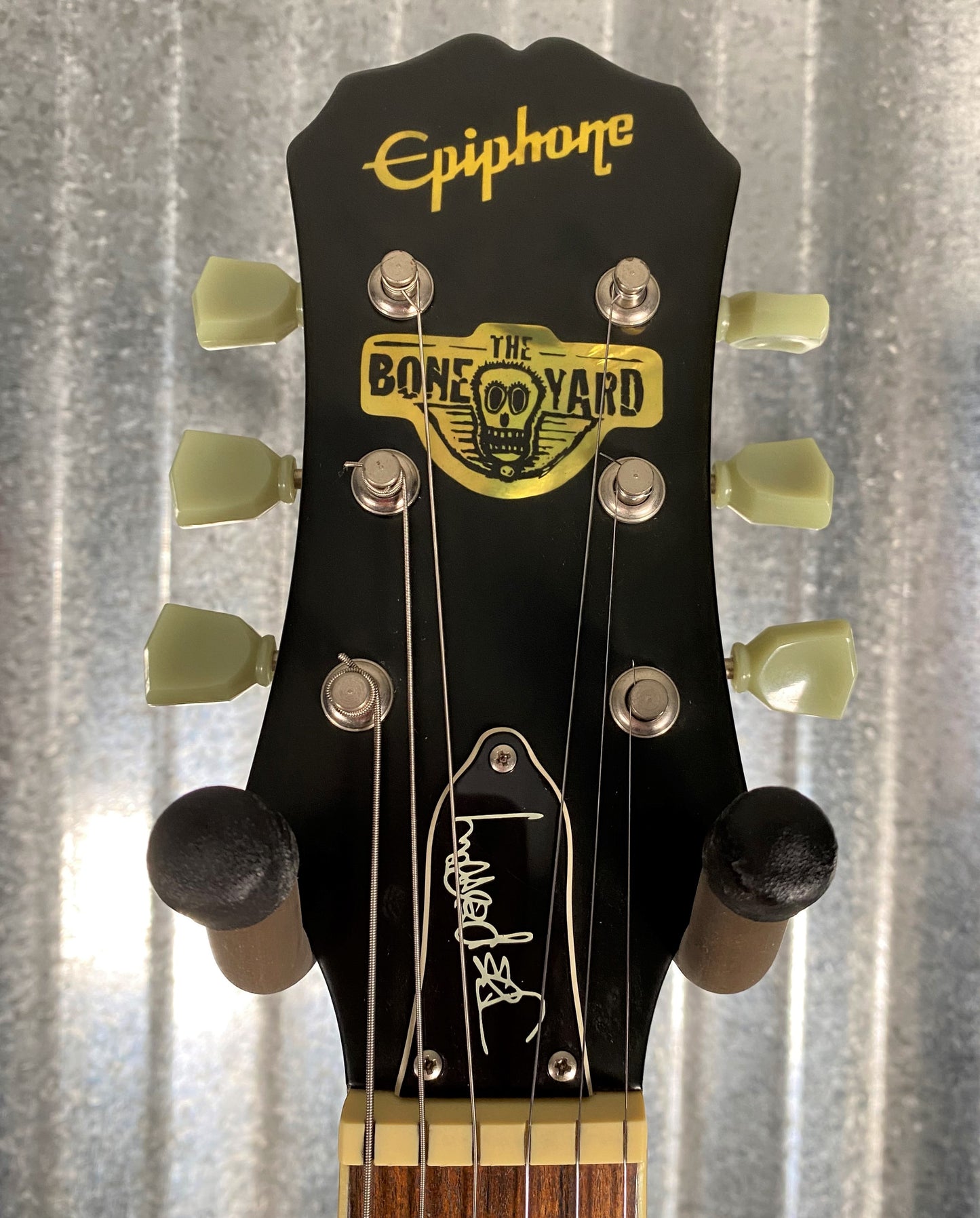 Epiphone Joe Perry Signature Boneyard Les Paul Standard Guitar & Case #1444 Used