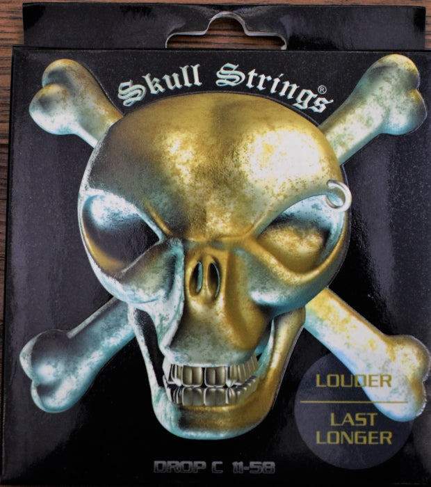 Skull Strings Drop Line C Stainless Steel Medium 11-58 Set