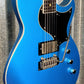 Reverend Guitars Reeves Gabrels Dirtbike Metallic Blue Guitar #0173