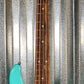 G&L USA L-1000 S750 5 String Turquoise Bass & Case #6478