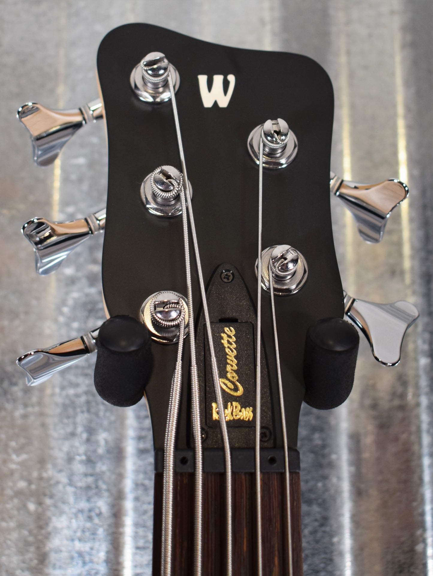 Warwick Rockbass Corvette Basic 5 String Bass Ocean Blue & Bag #3420