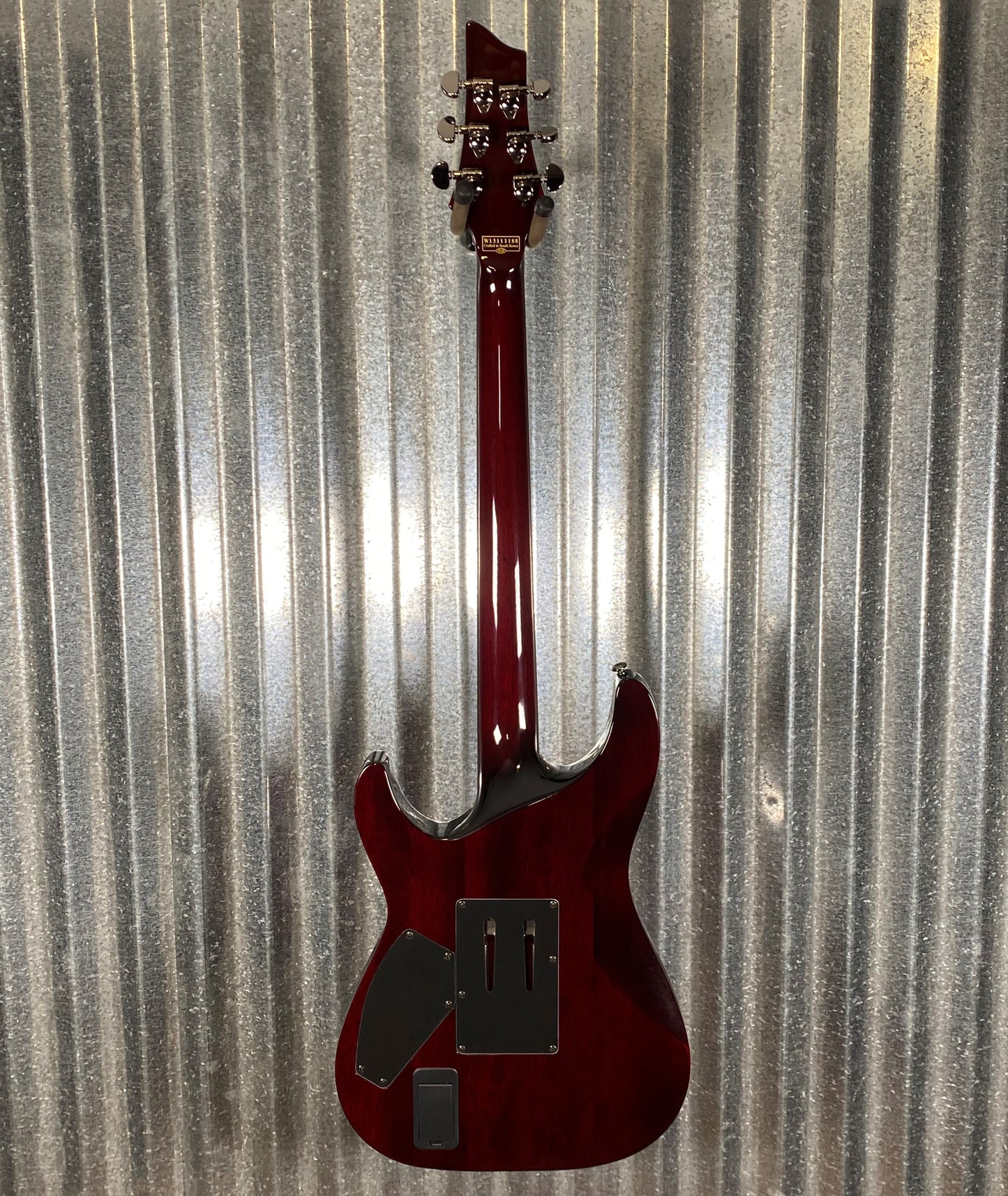 Schecter Diamond Series Hellraiser C-1 FR Black Cherry Guitar & Case #1188 Used