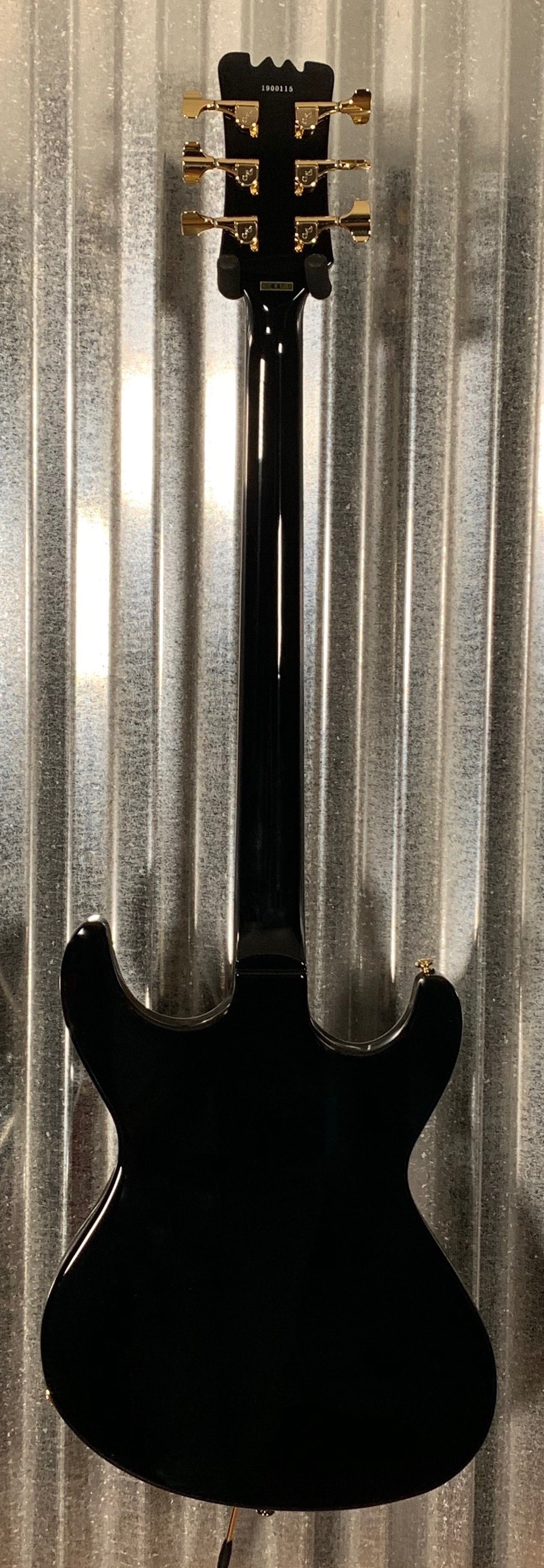 Eastwood Sidejack Bass VI 6 String Bass Black