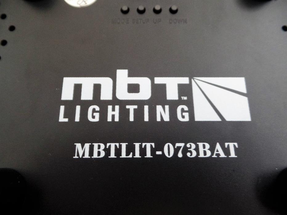MBT Lighting MBTLIT-073BAT Multi Color LED DMX DJ DMX Lighting Fixture.