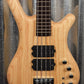 Warwick German Pro Series Corvette $$ Double Buck Natural 4 String Bass & Bag #6419