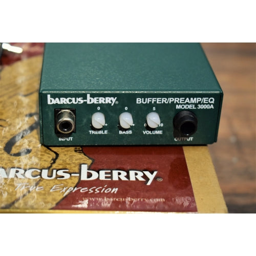 Barcus Berry B3150 Bass Piezo Transducer Pickup & Preamp System Used