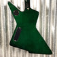 Westcreek Revenge Explorer Flame Transparent Green Burst Guitar #0426 Used