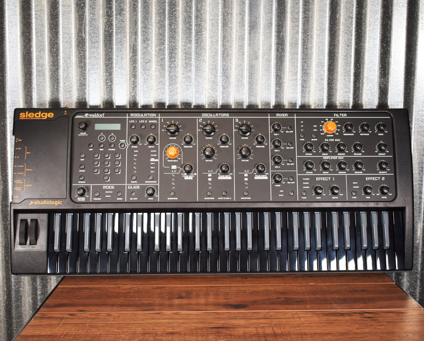 Studiologic Sledge Black Edition 61 Key Polyphonic Synthesizer Used