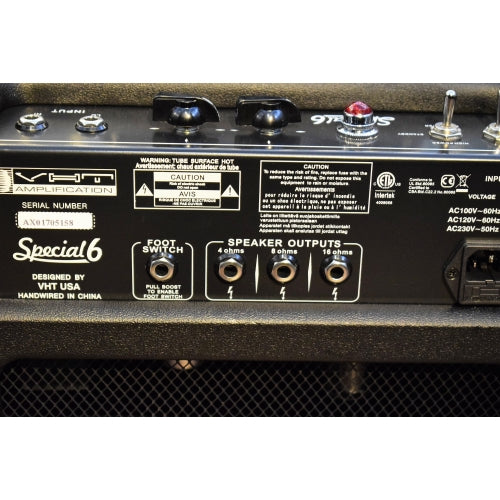 VHT Amplification Special 6 All Tube Electric Guitar Amplifier Head AV-SP-6H