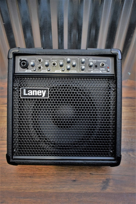 Laney AH-Freestyle Audiohub 3 Channel 5 Watt Battery Keyboard PA System Guitar Amp Demo