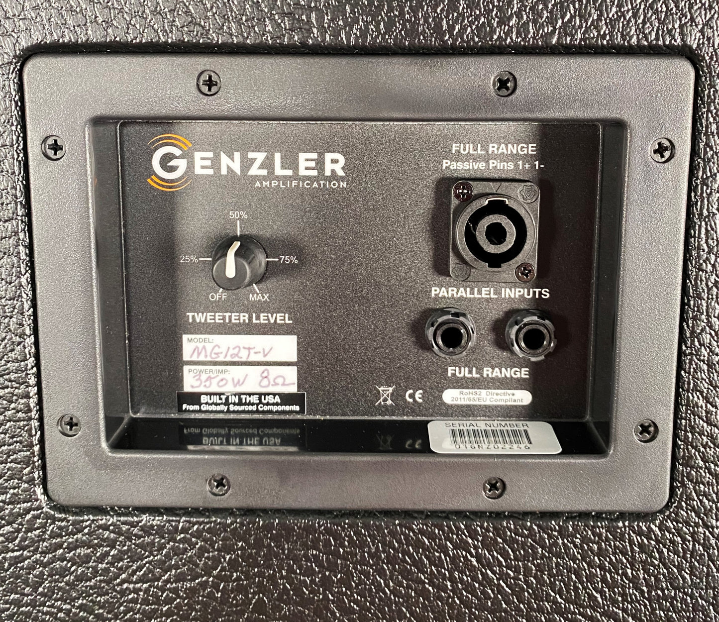 Genzler MG350-MG12-COMBO Magellan MG-350 Bass Amplifier & MG12T-V Cabinet + Cradle Bundle