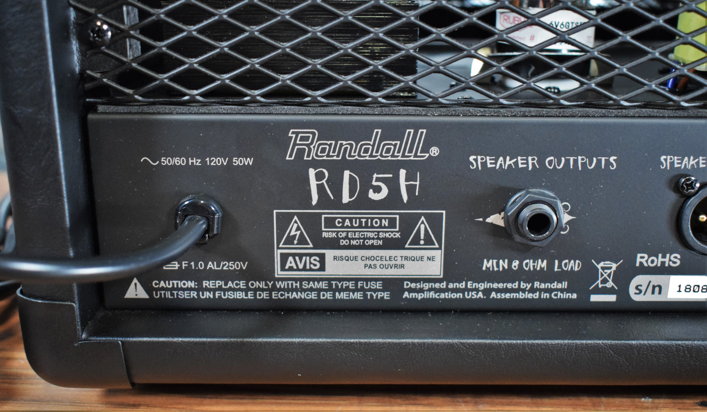 Randall Amplifiers Diavlo RD5H 5 Watt All Tube Guitar Amp Head B Stock