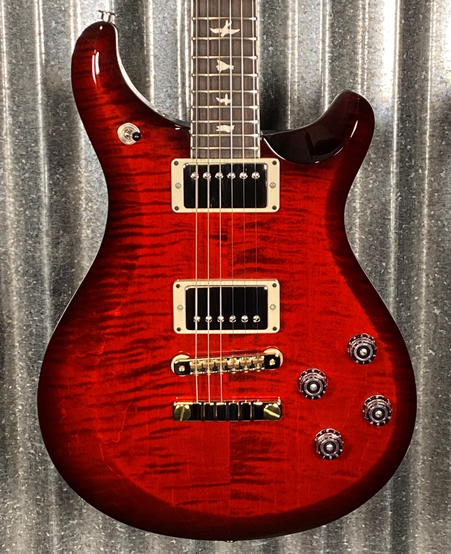 PRS Paul Reed Smith S2 594 McCarty Fire Red Burst Guitar & Bag #4766