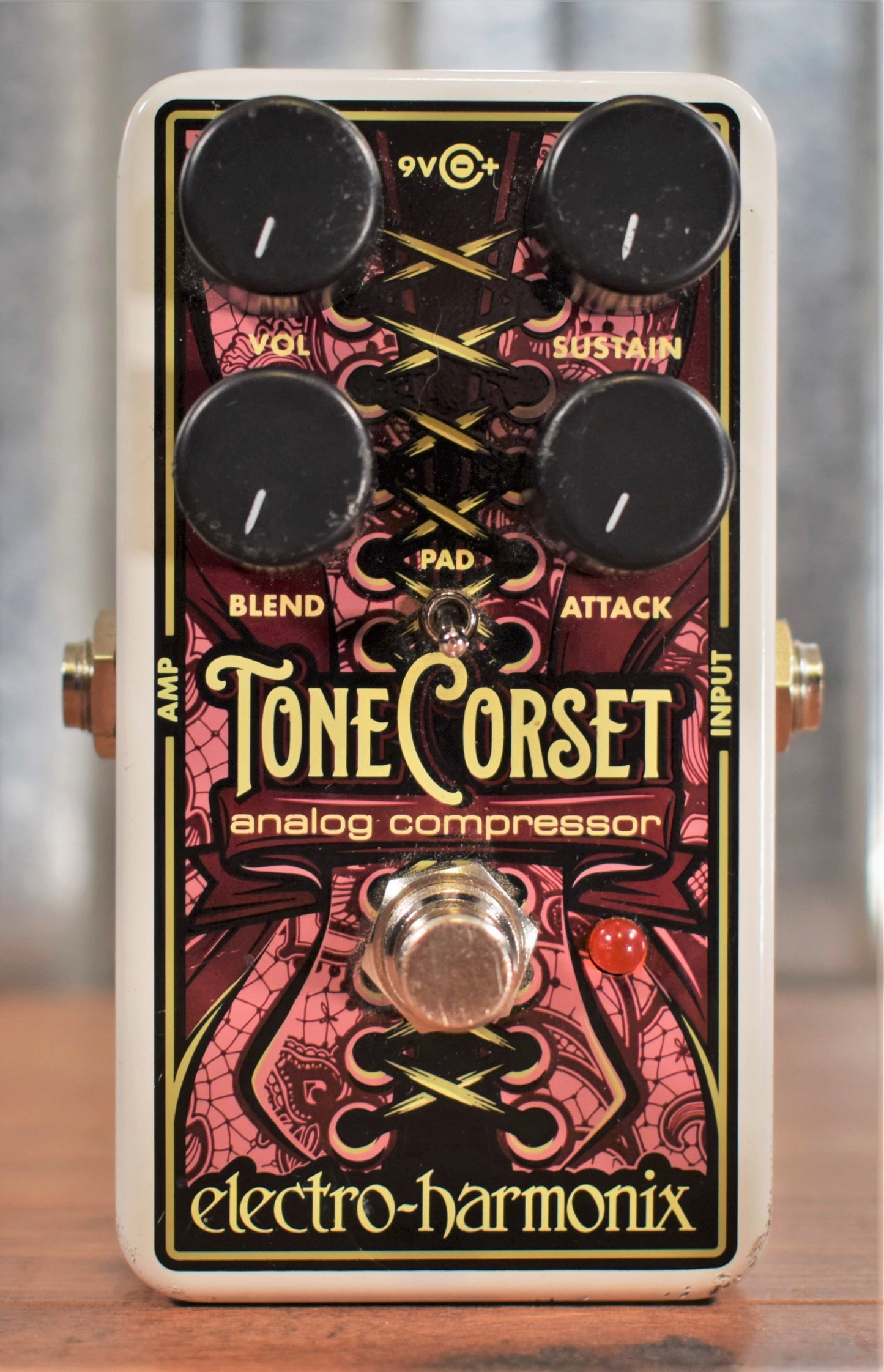 Electro-Harmonix EHX Tone Corset Analog Compressor Guitar Effect Pedal Used