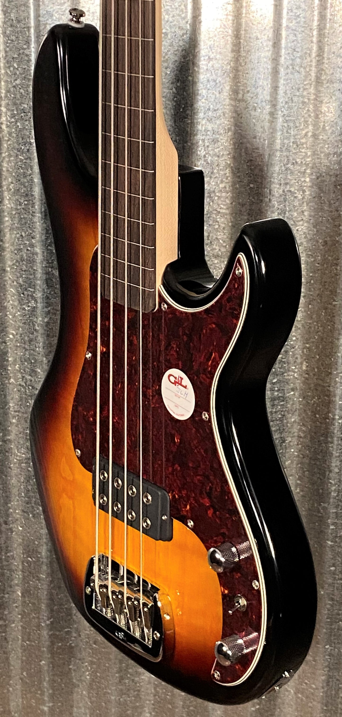 G&L Tribute Kiloton Fretless 4 String Bass 3 Tone Sunburst #6462