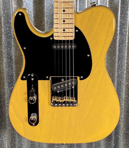 G&L USA ASAT Classic Butterscotch Blonde Left Hand Guitar & Bag #5002 Used