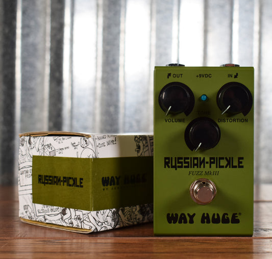 Dunlop Way Huge WM42 Russian Pickle Smalls Mini Fuzz Guitar Effect Pedal