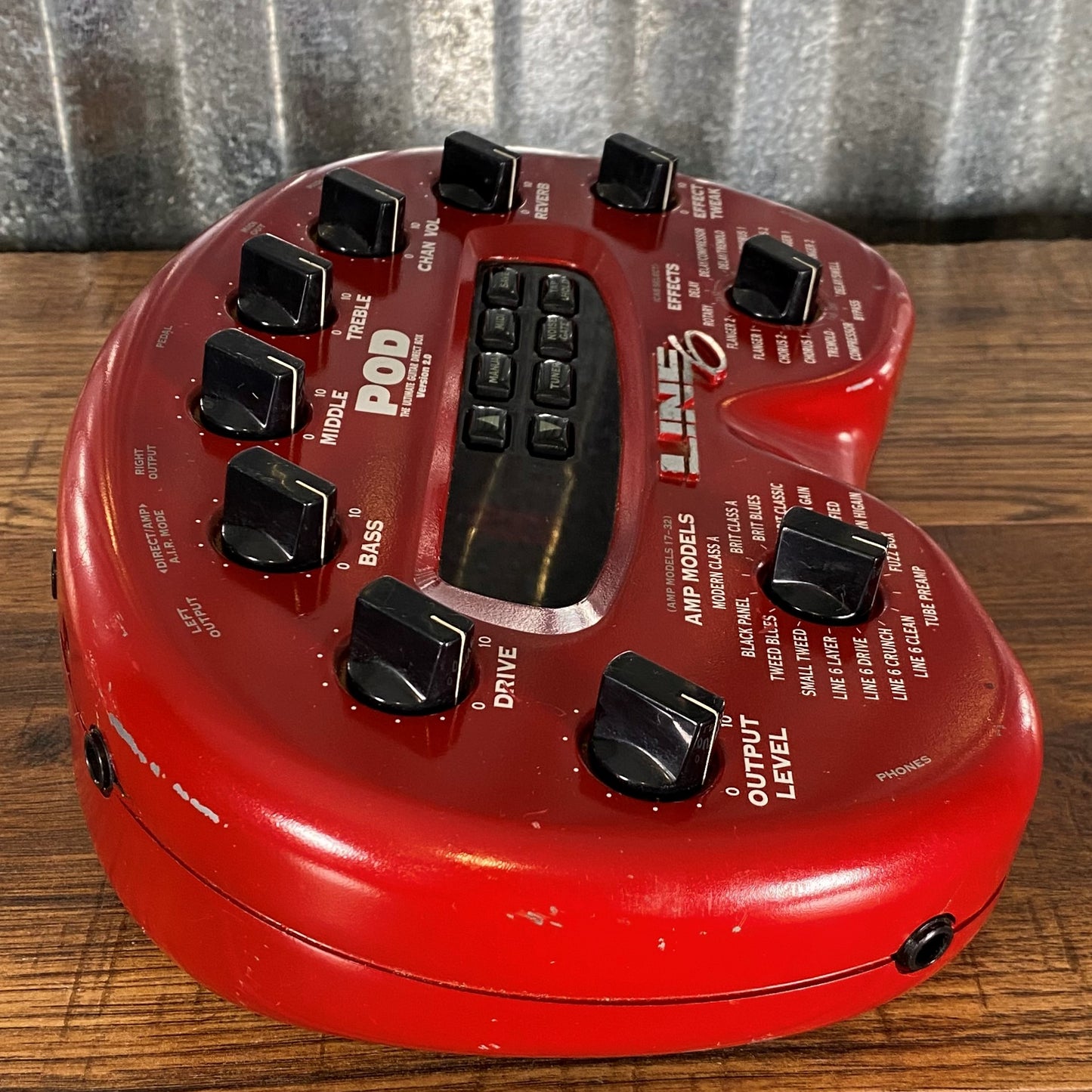 Line 6 Pod 2.0 Guitar Multi Effect & Amp Modeler Used
