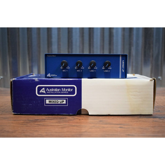 Australian Monitor AV Contractor Tools Mixed Up Passive 4 Channel Mic Line Mixer