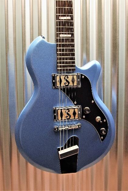 Supro Island Series 2020BM Westbury Blue Metallic Guitar & Case #267
