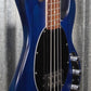 Sterling by Music Man Stingray 4 String Bass Trans Blue Satin Bass RAY4-TBLS-R1 #3949