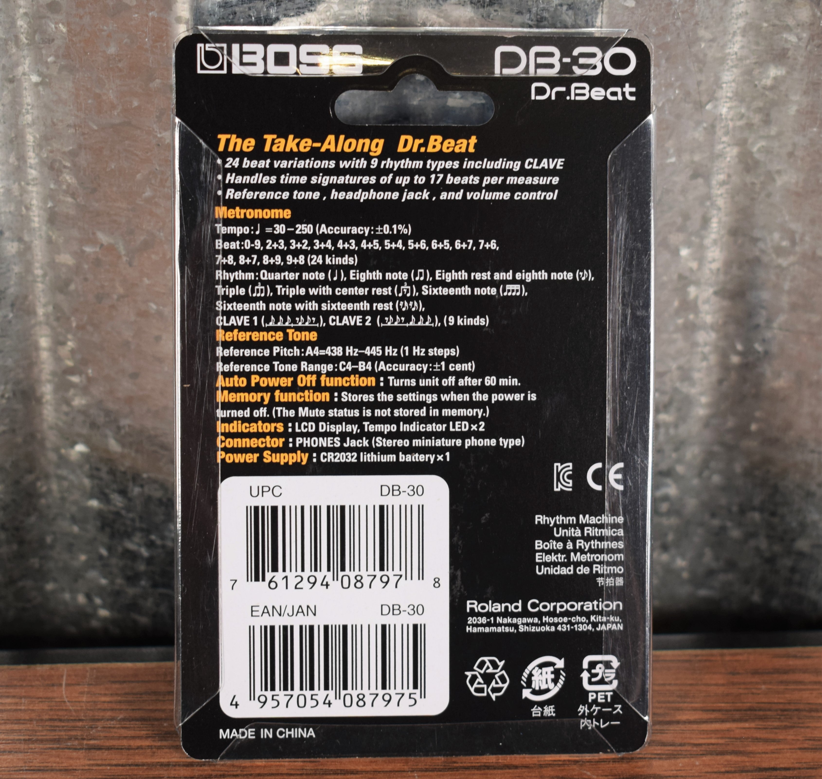 Boss DB-30 Dr Beat Metronome – Specialty Traders