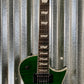 ESP LTD EC-1000 Flame See Thru Green Guitar EC1000FMSTG & Bag #1993