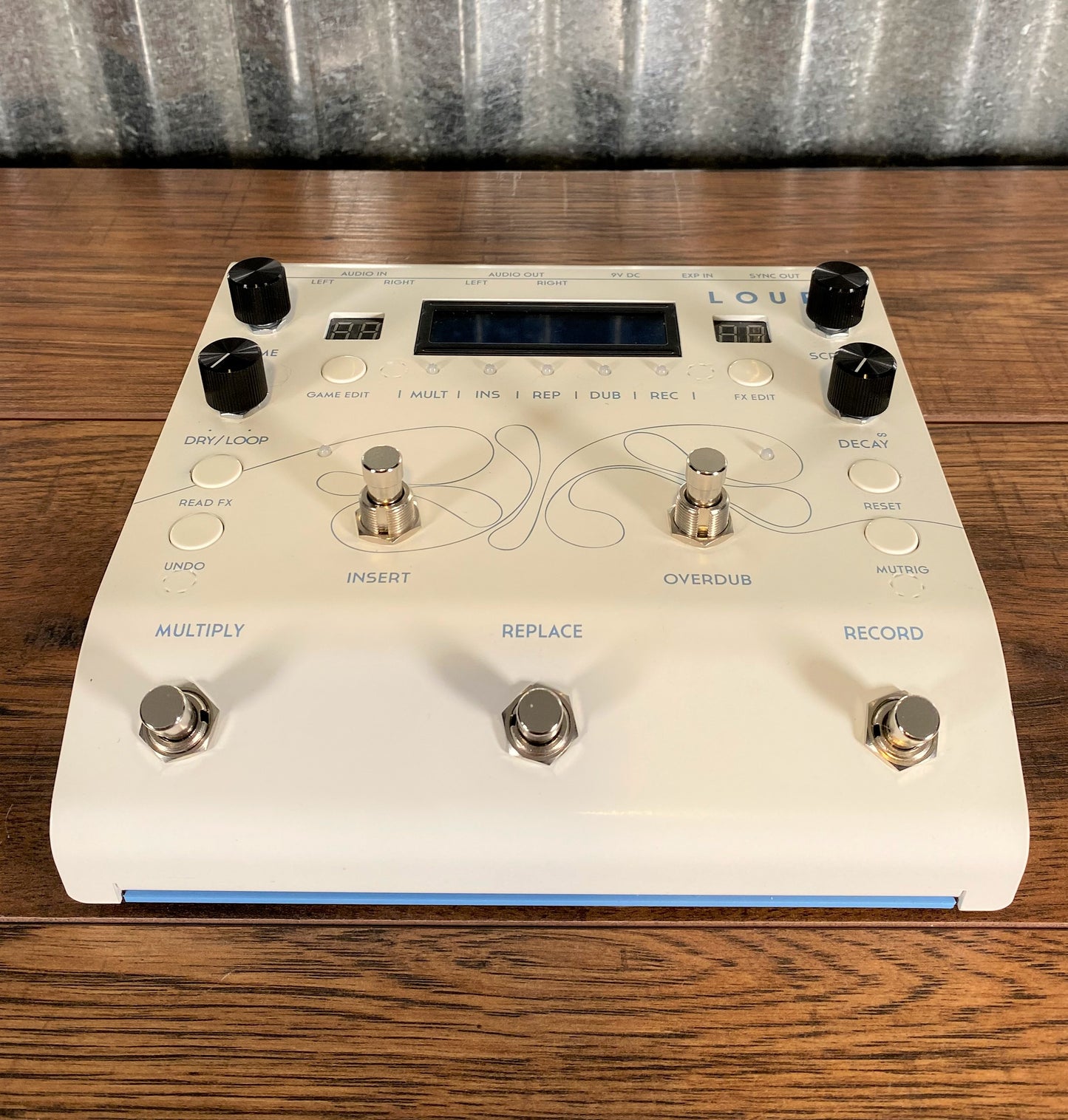 Glou-Glou Loupé Looper & Delay Guitar Effect Pedal White Used