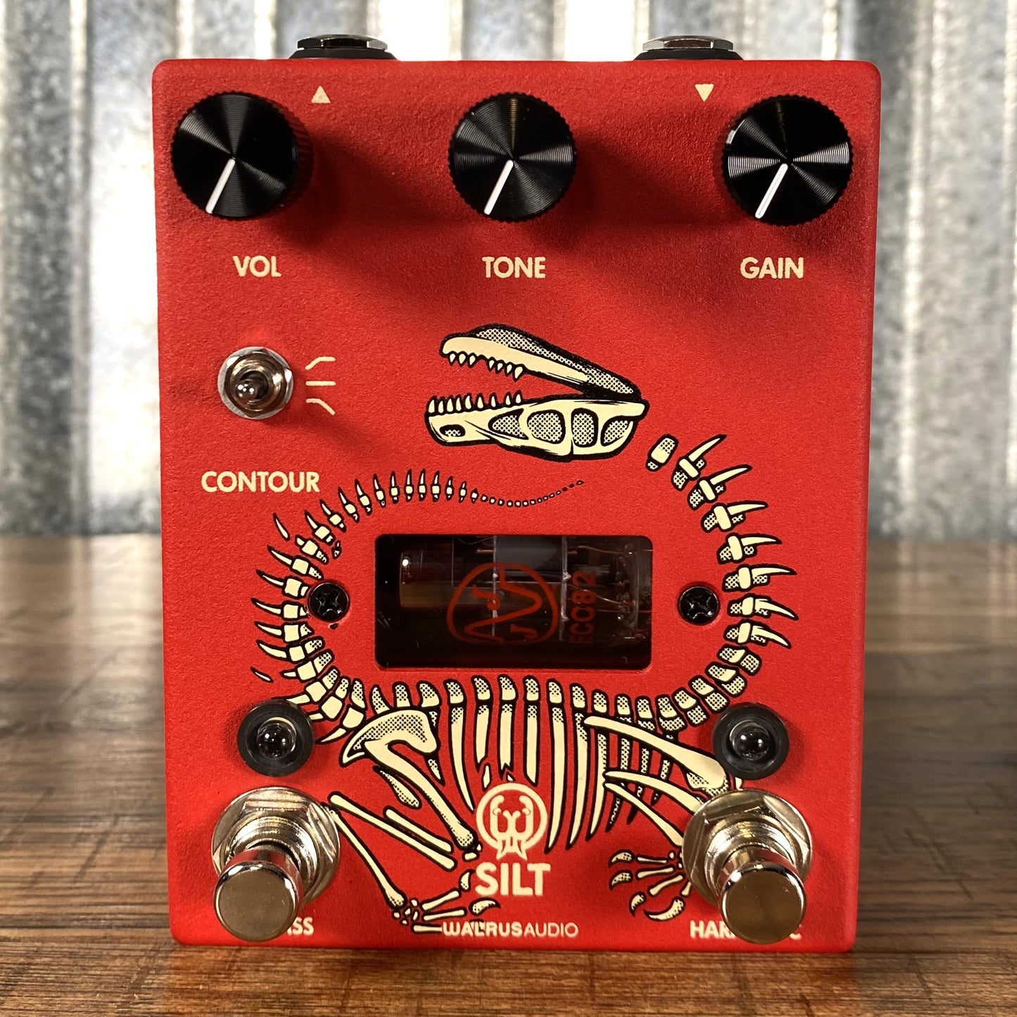 Walrus Audio SILT Harmonic Tube Fuzz Guitar Effect Pedal Red