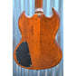 Epiphone SG Vintage G-400 Worn Brown Guitar & Hardshell Case Used