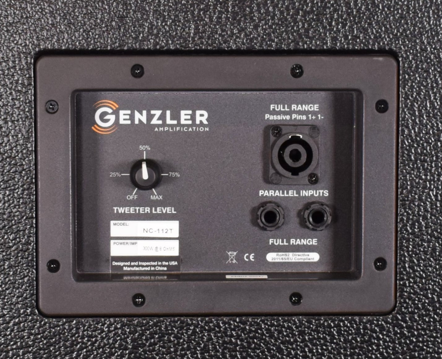 Genzler NC-112T NU CLASSIC 1x12” & Tweeter 300 Watt 8 ohm Bass Amplifier Speaker Cabinet Demo