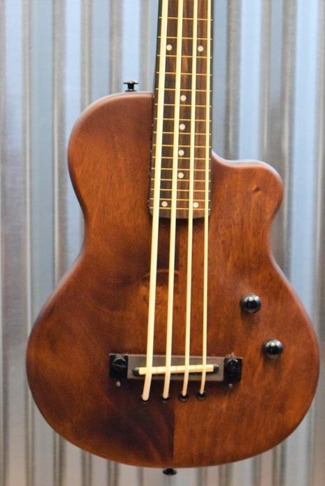 Gold Tone Microbass ME-BASSFL Fretless Solid Mahogany 23" Scale Bass & Bag