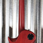 ESP LTD EC-401 Quilt Maple See Thru Black Cherry Satin Guitar LEC401QMSTBCS #2342 Used