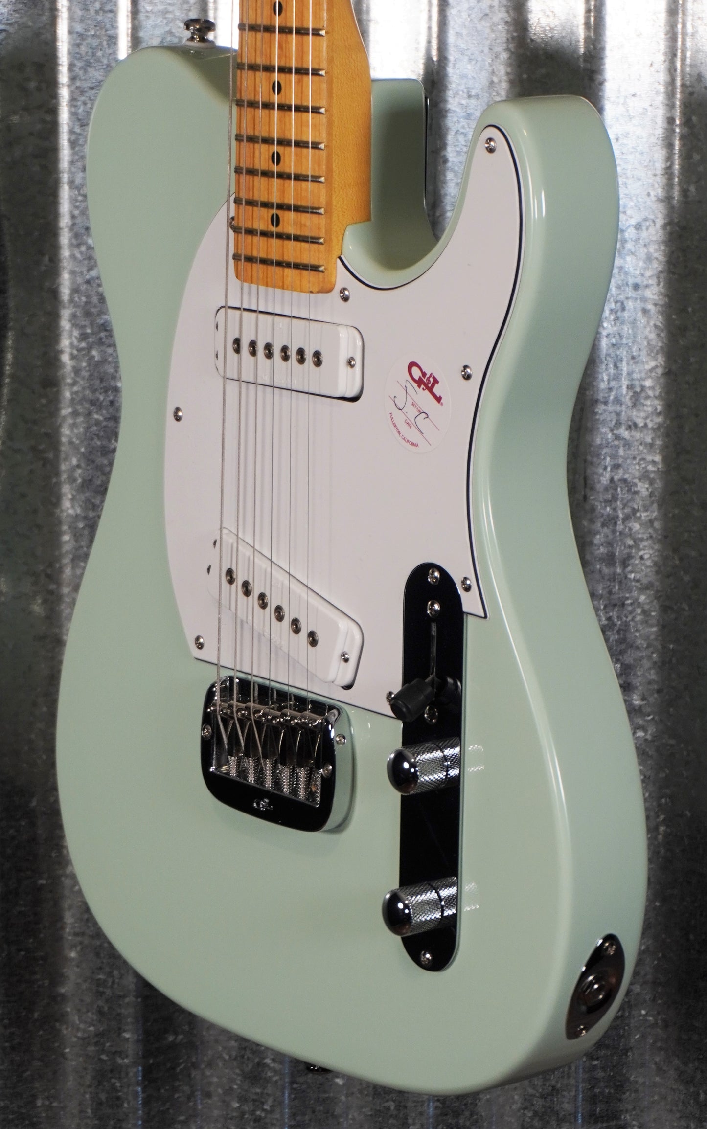 G&L Tribute ASAT Special Poplar Surf Green Guitar #2483