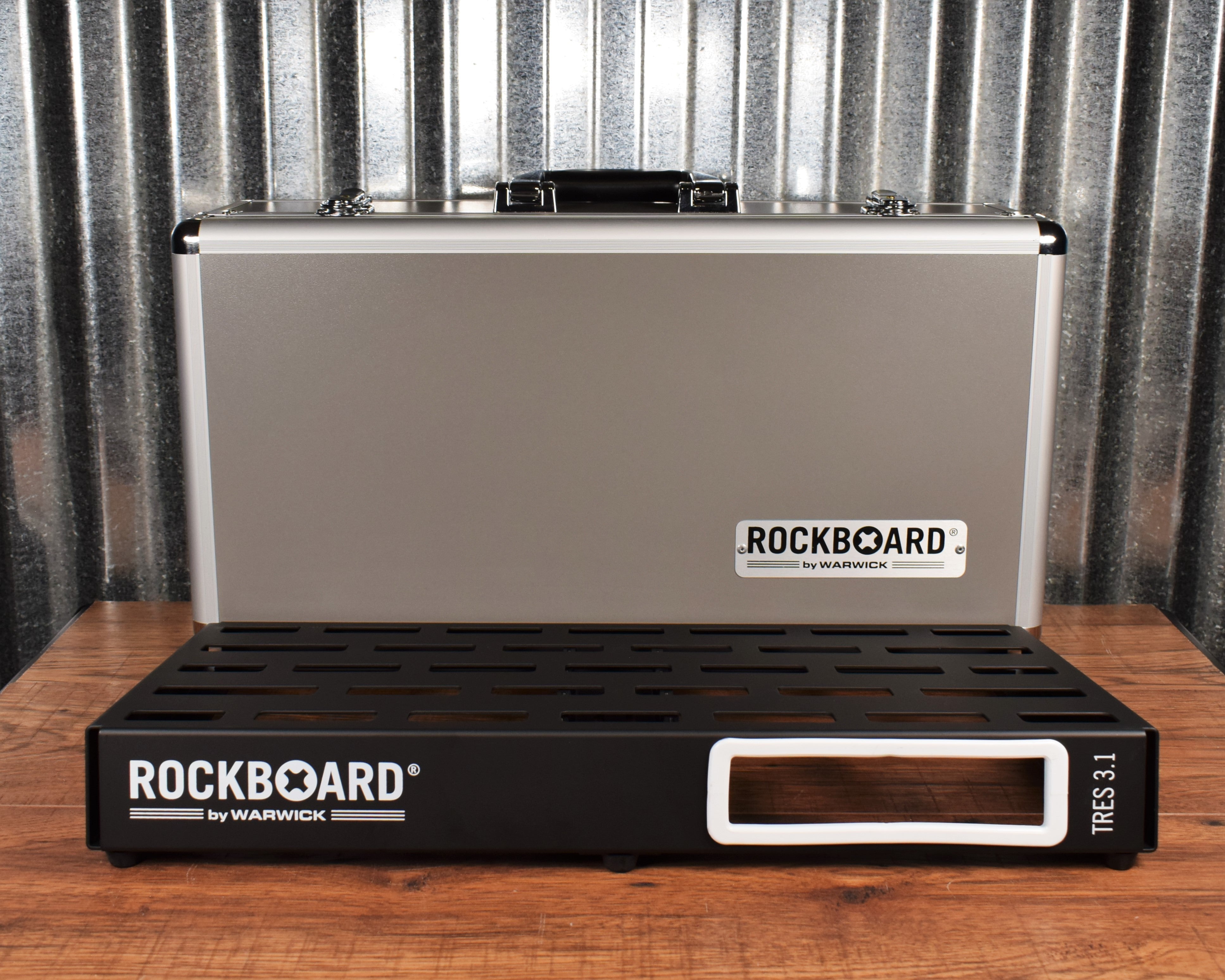 Warwick Rockboard Tres 3.1 C Guitar Effect Pedalboard & Flight