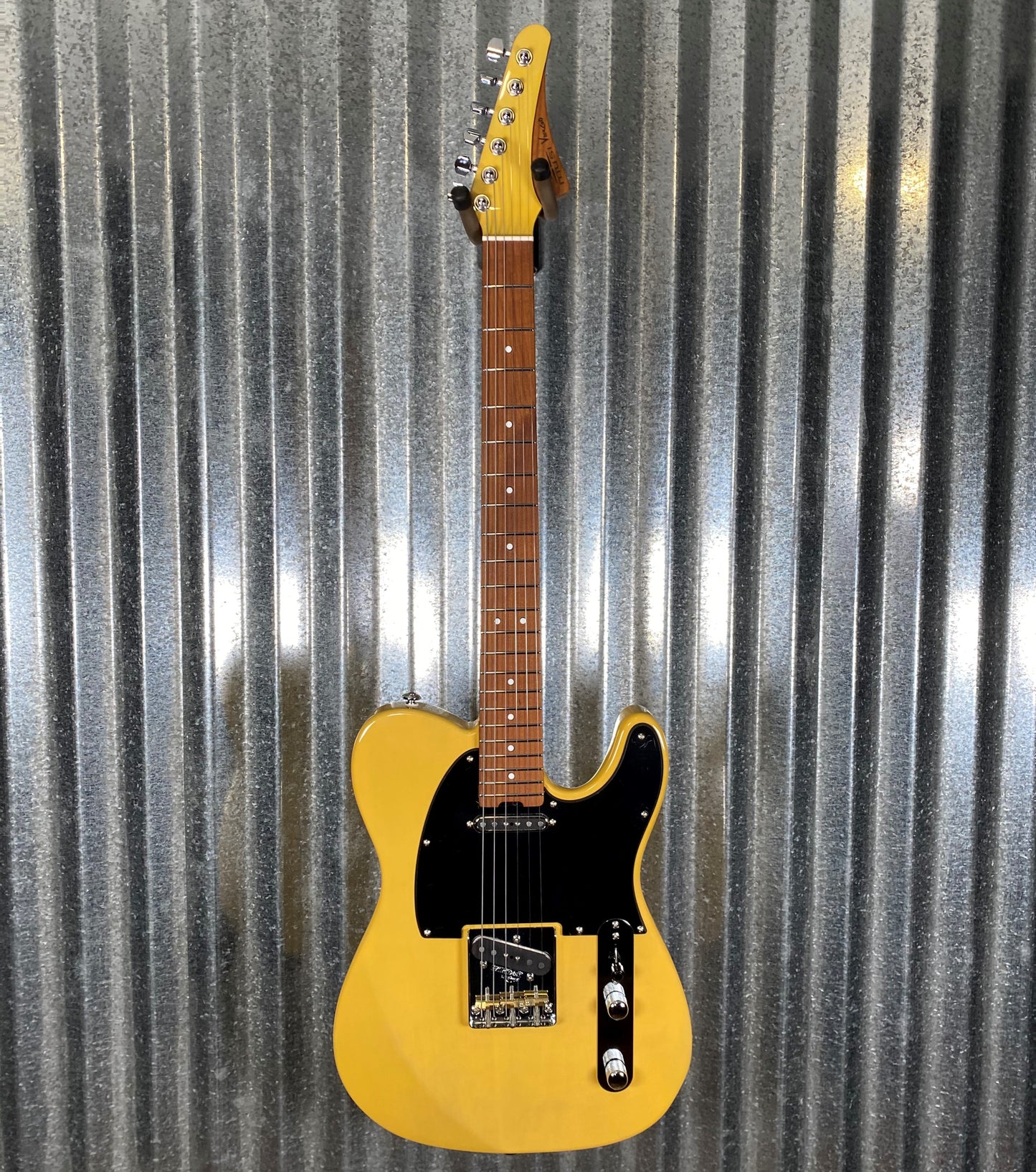 Musi Virgo Classic Telecaster Empire Yellow Guitar #0289 Used